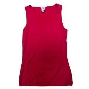 Women's Red Pure Seamless Stretch-jersey Top XS